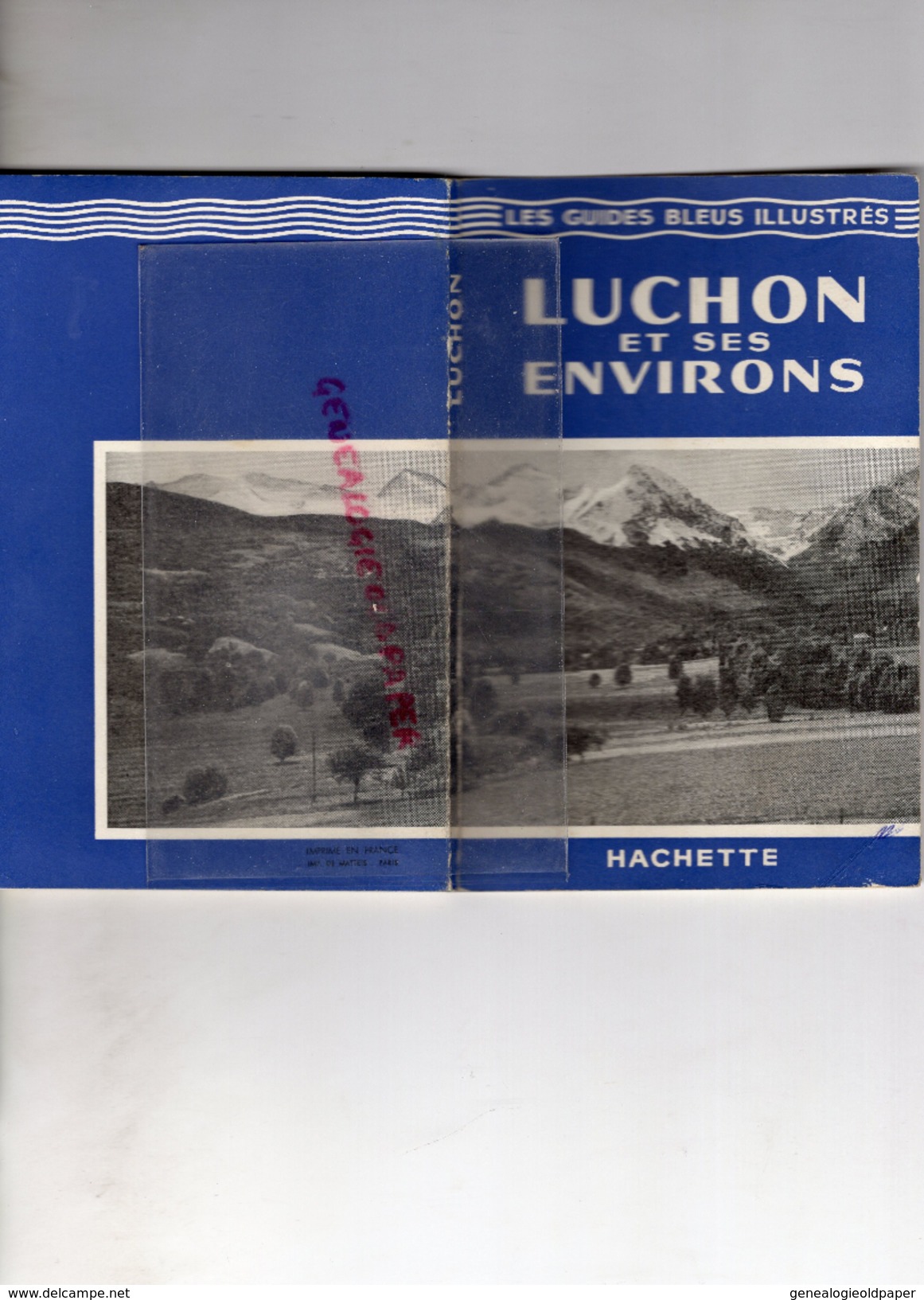 31 - LUCHON ET SES ENVIRONS- GUIGES BLEUS -SUPERBAGNERES-1958-ARREAU-SAINT LARY-VALLEE ASTEAU-VENASQUE-SAINT BEAT-ARAN- - Dépliants Touristiques