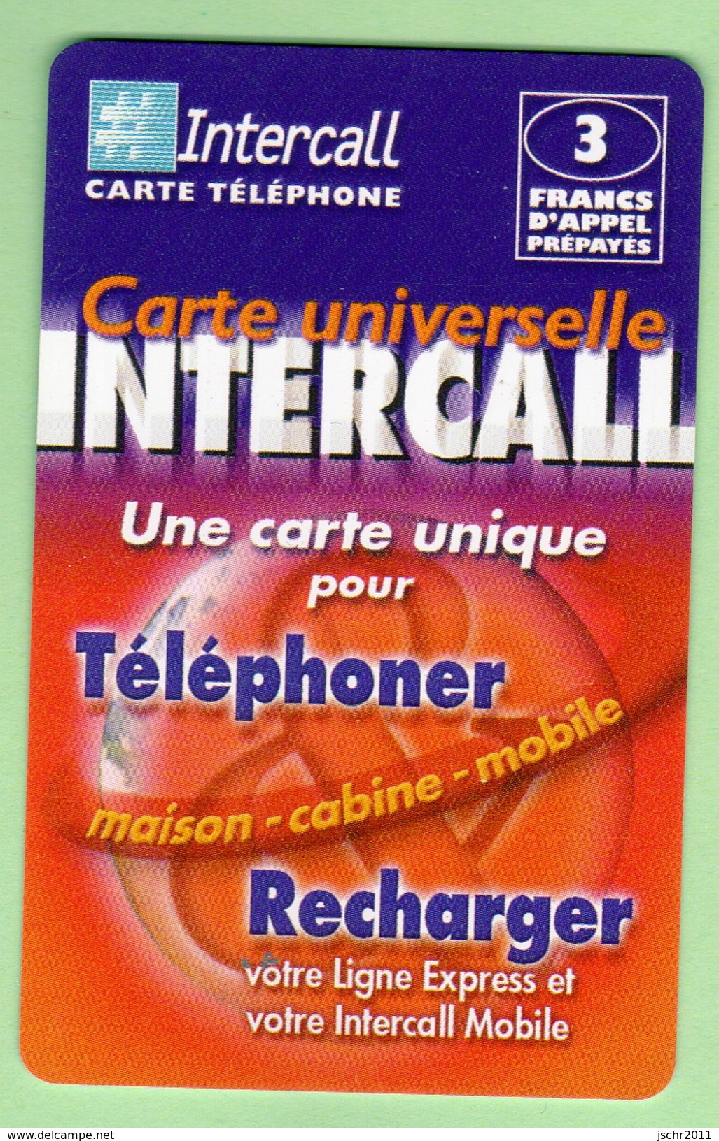 INTERCALL N°375 *** 3F *** Tirage 75300ex *** Code Non Gratte *** (A104-P10) - Other & Unclassified