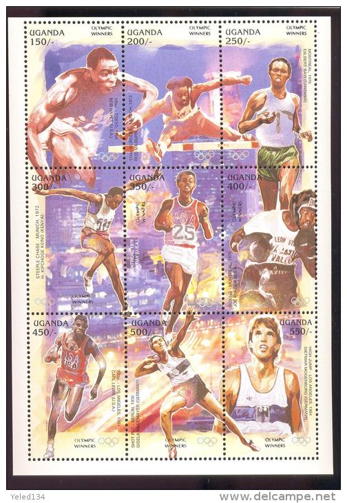 UGANDA SCOTT MINT N H # 1478  (  OLYMPIC WINNERS - Uganda (1962-...)