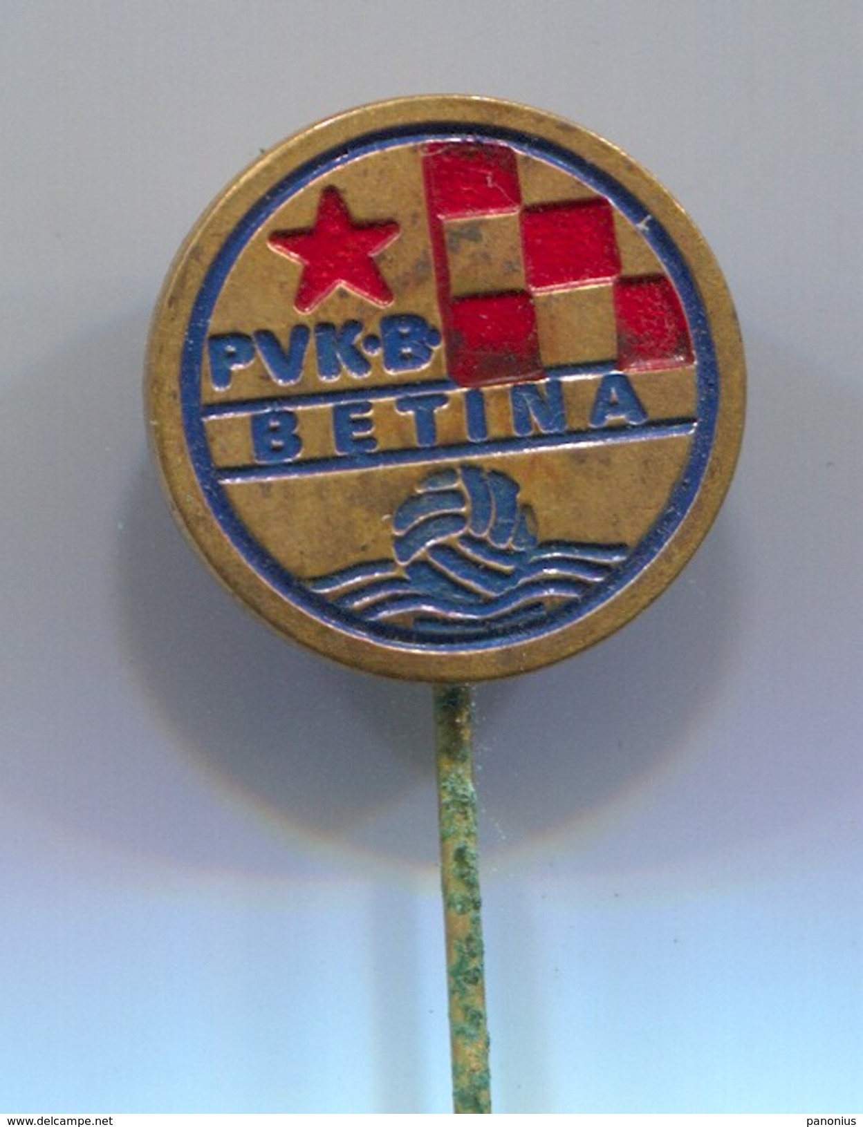 Water Polo, Wasserball - BETINA, Croatia, Club, Vintage Pin, Badge, Abzeichen - Waterpolo