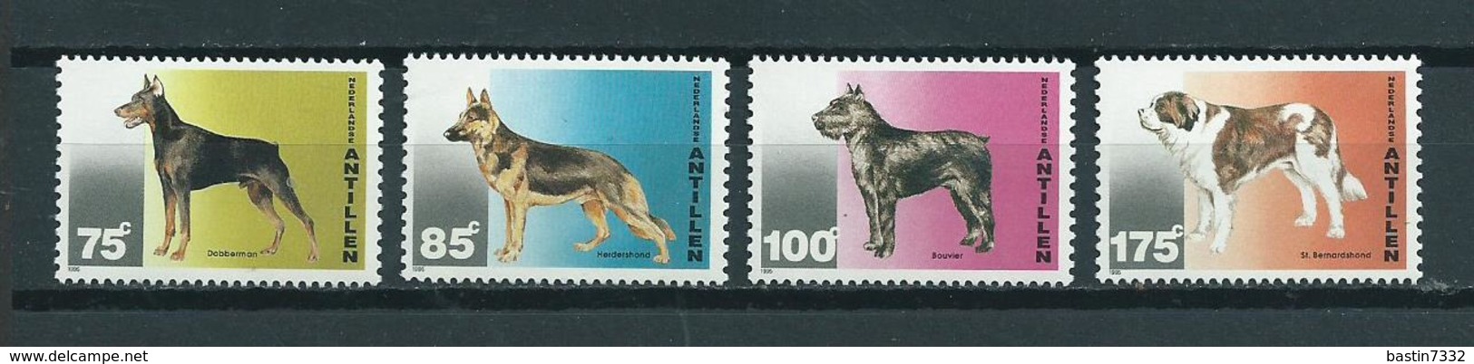 1995 Netherlands Antilles Complete Set Dogs,honden,chiens MNH/Postfris/Neuf Sans Charniere - Niederländische Antillen, Curaçao, Aruba