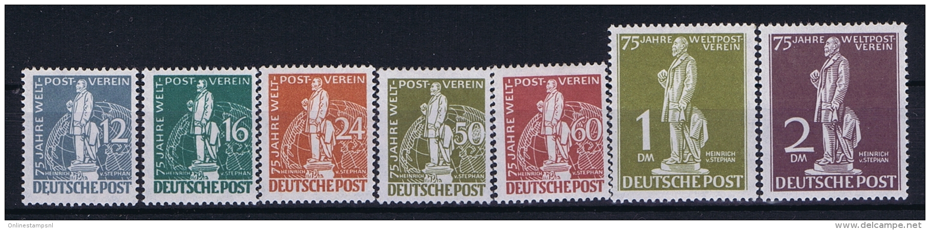 Berlin:  Mi Nr 35 - 41 MNH/**/postfrisch/neuf Sans Charniere  1949  UPU Weltpostverein - Nuovi