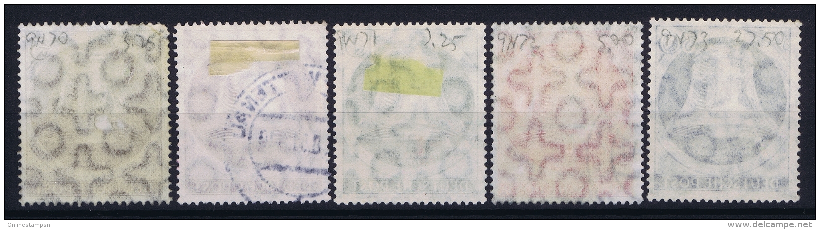 Berlin:  Mi Nr 75 - 79  Used Obl Gestempelt  1951 Glocken Links - Used Stamps