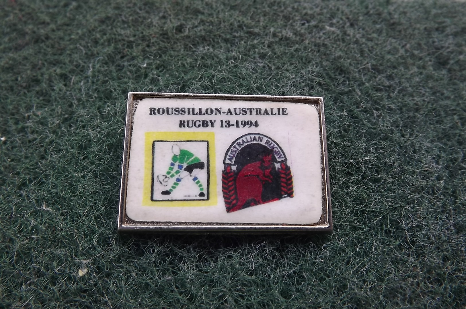 Pin's Rugby ROUSSILLON-AUSTRALIE RUGBY 13-1994   N°3209 - Rugby