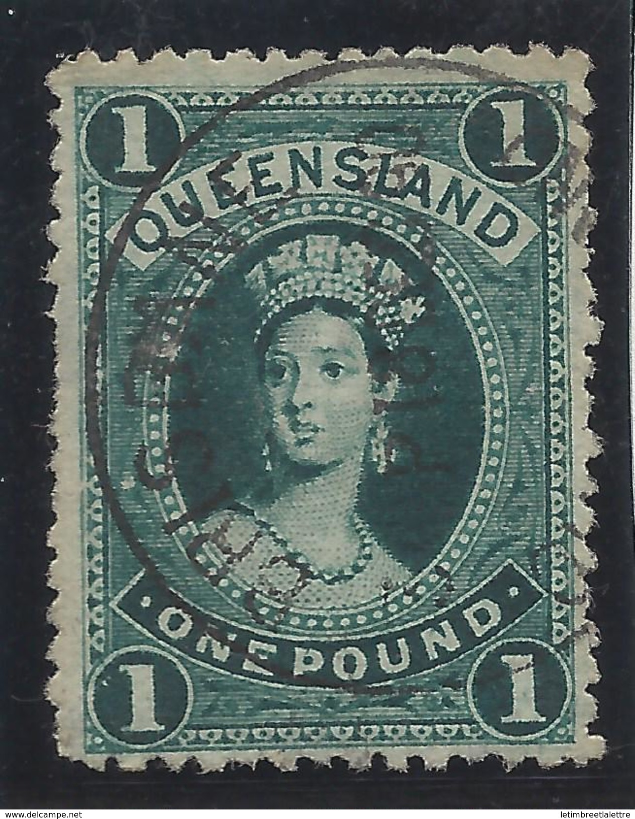 Queensland - N° 50 - Oblitéré - Filigrane Couché - - Used Stamps