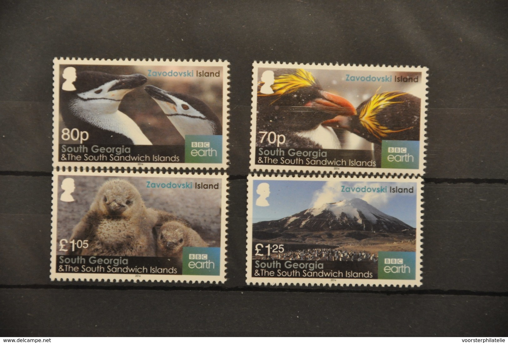 I 377 ++ SOUTH GEORGIA 2016 BIRDS OISEAUX VOGELS PENGUIN POSTFRIS  MNH NEUF ** - Other & Unclassified