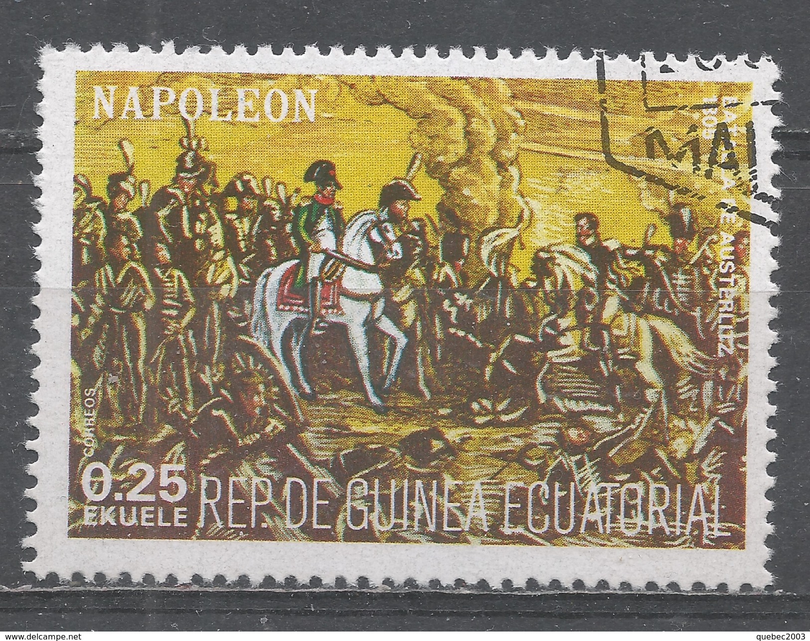 Equatorial Guinea 1977. Scott #7786 (U) Napoleon, Life And Battle Scenes - Guinée Equatoriale