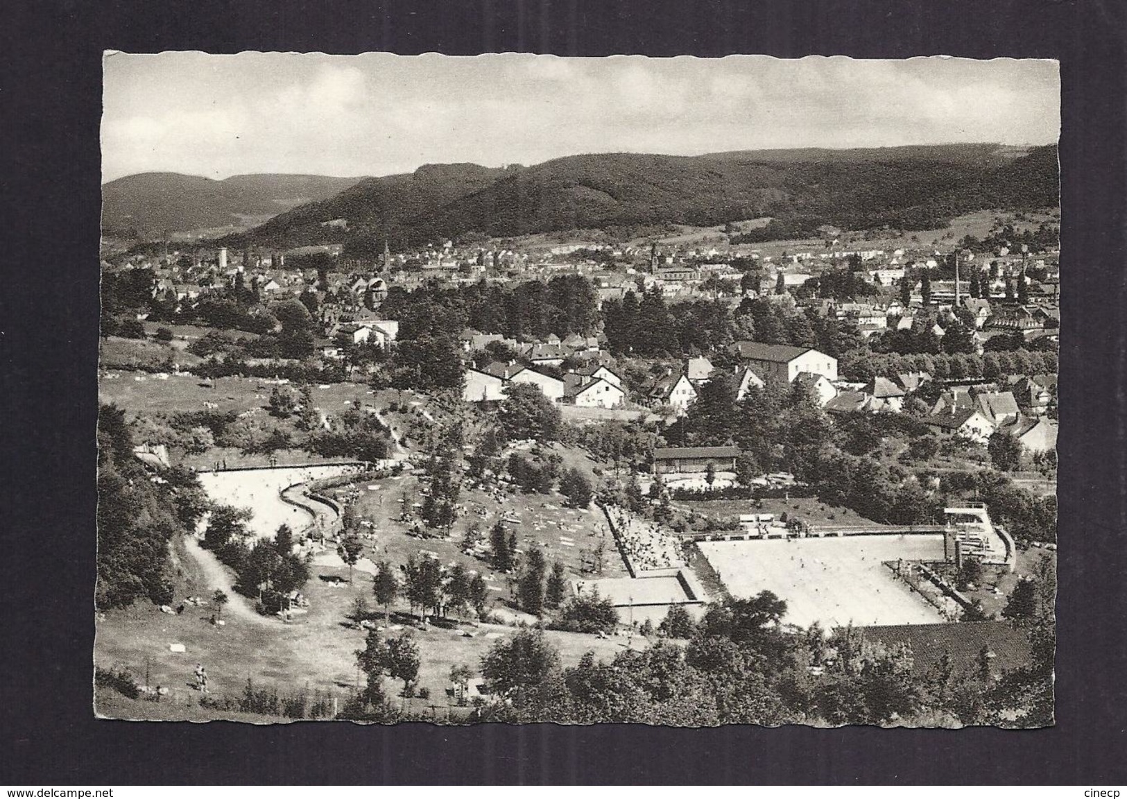 CPSM ALLEMAGNE - LAHR Im Schwarzwald Mit Schwimmbad - TB PLAN D'un Quartier De La Ville - TB PLAN Piscine - Lahr