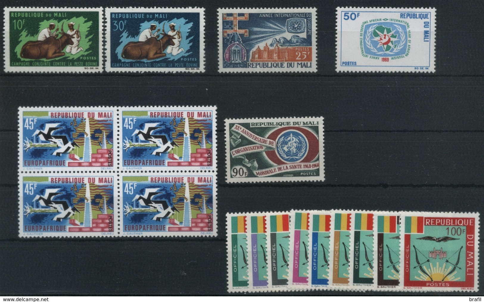 1959/69 Mali, Quasi Tutte Serie Complete ,  Nuove (**) Cat. Yvert Euro 102,00 - Mali (1959-...)