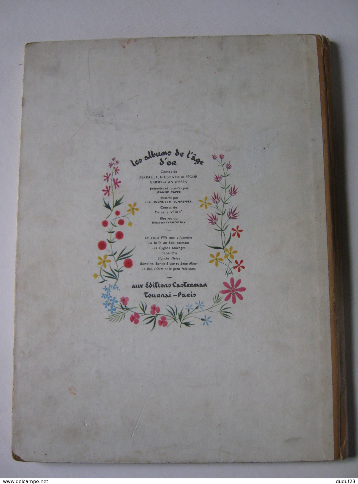 COMTESSE DE SEGUR : BLONDINE BONNE BICHE ET BEAU MINON LE BON PETIT HENRI Illustrés Par  HUENS Edit CASTERMAN 1948 - Autres & Non Classés