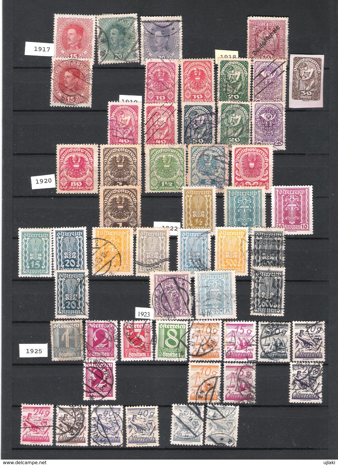 AUTRICHE: Mini Collection De 258 TP Divers,ttes époques: Poste,journeaux,taxes Et Autres (1890....1988) - Colecciones