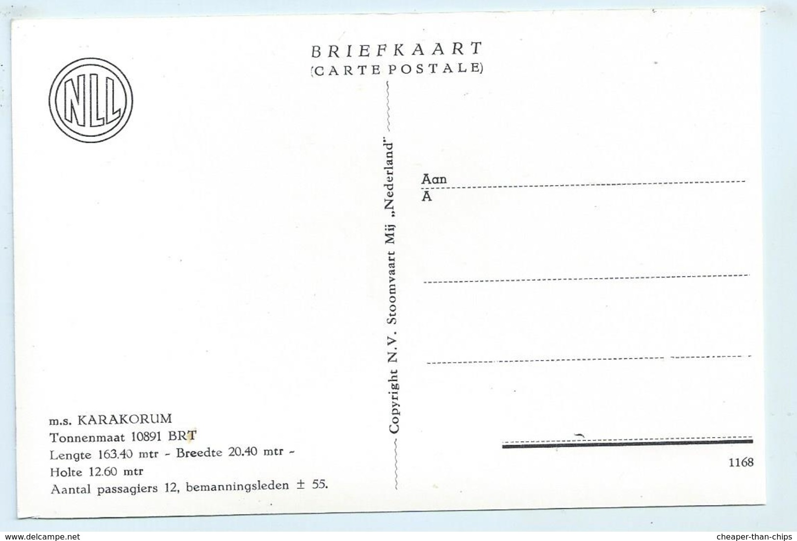 Nedlloyd - M.s. Karakorum - Tanker