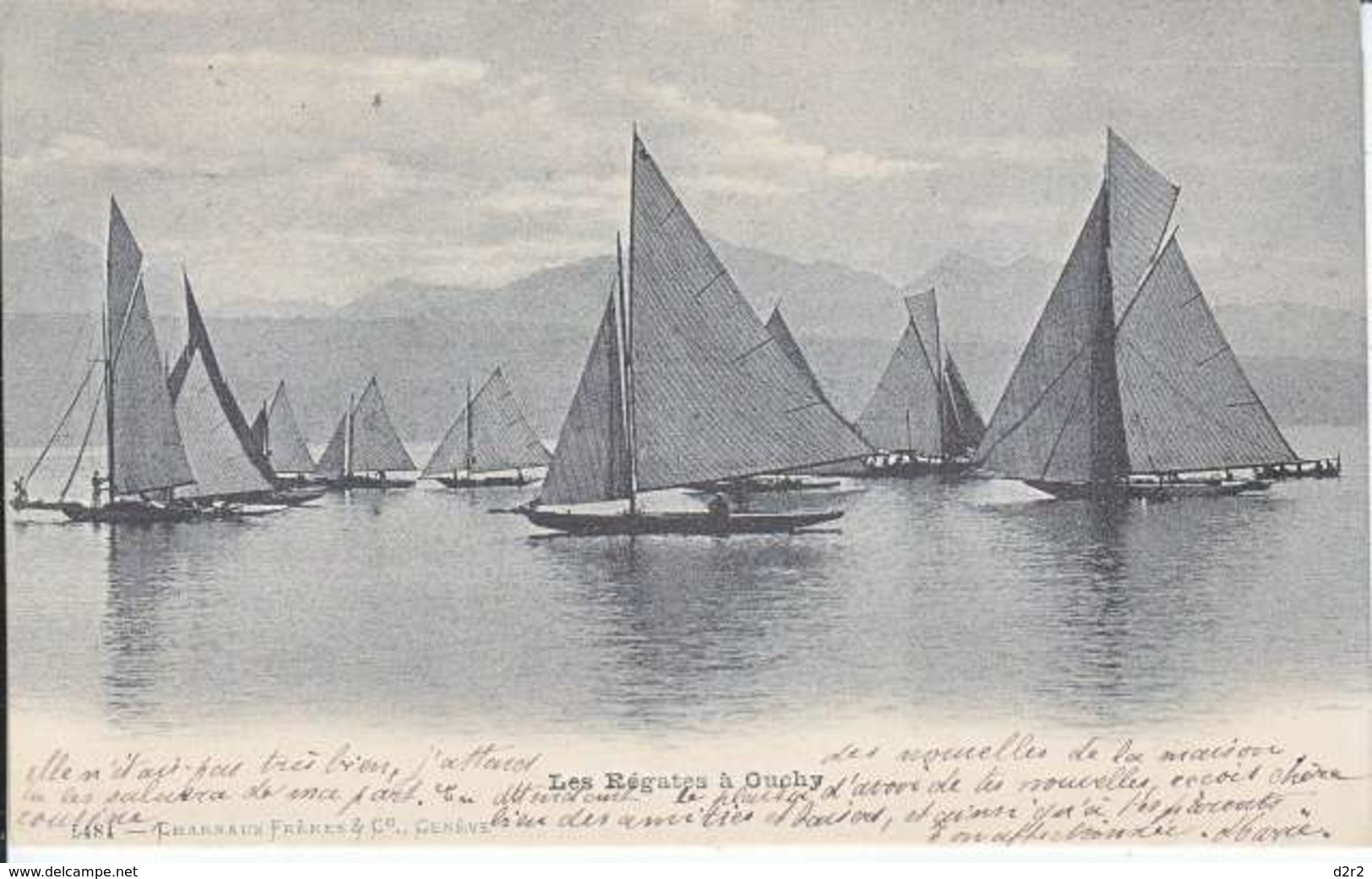 BARQUE(S) SUR LE LAC LEMAN  - OUCHY-REGATE -  23.01.06 - TTB - Altri & Non Classificati