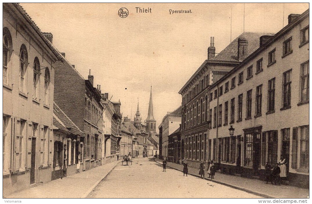 V5998 Cpa Belgique - Thielt, Yperstraat - Tielt