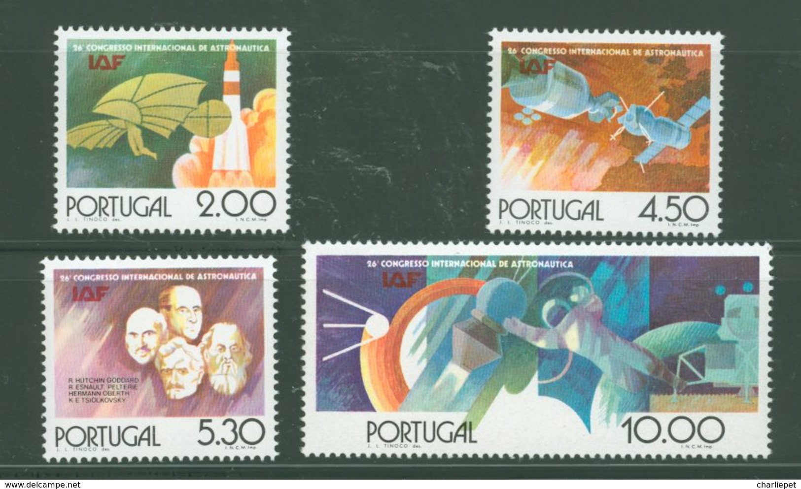 Portugal Scott # 1263-1266 Space Rockets Catalogue $6.85 - Autres & Non Classés