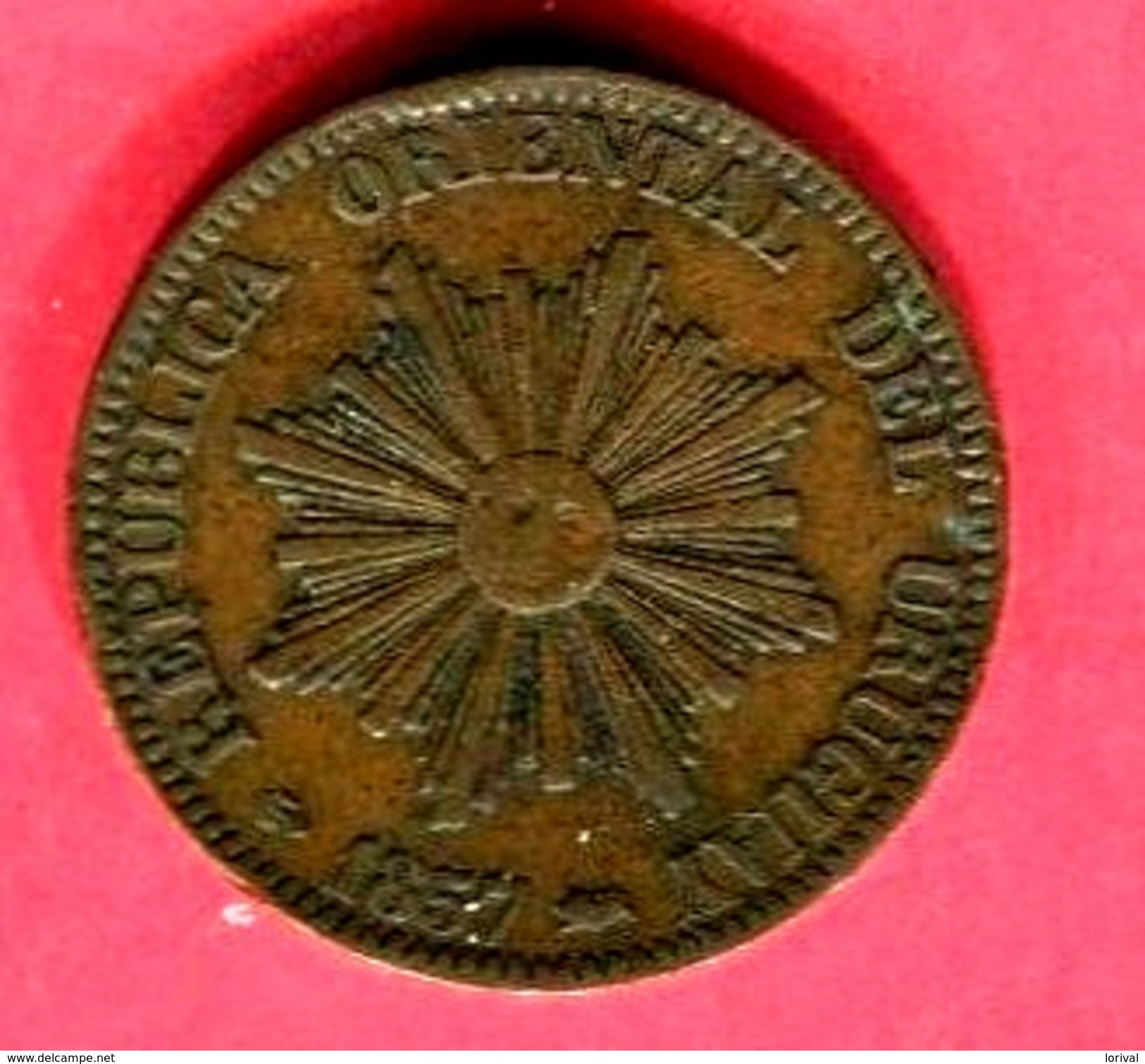 § 20 CENTESIMOS  1869 (KM 9) TB  28 - Uruguay