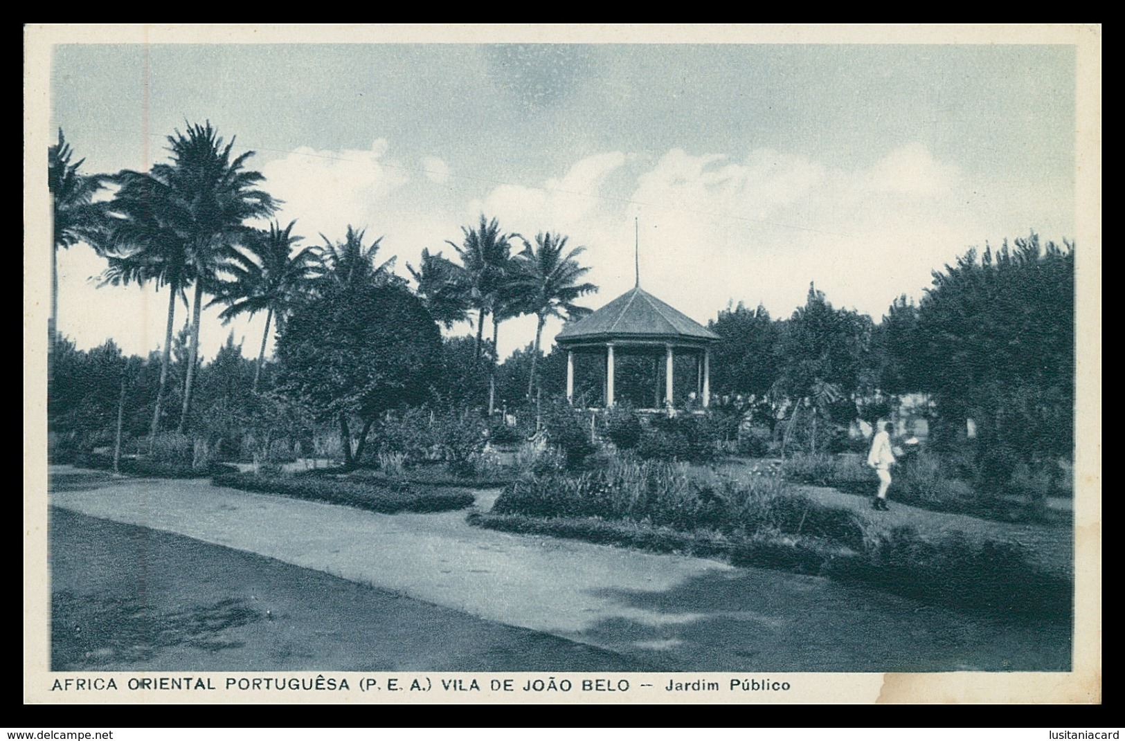 VILA DE JOÃO BELO - Jardim Publico  ( Ed. Santos Rufino Nº H 8) Carte Postale - Mozambico