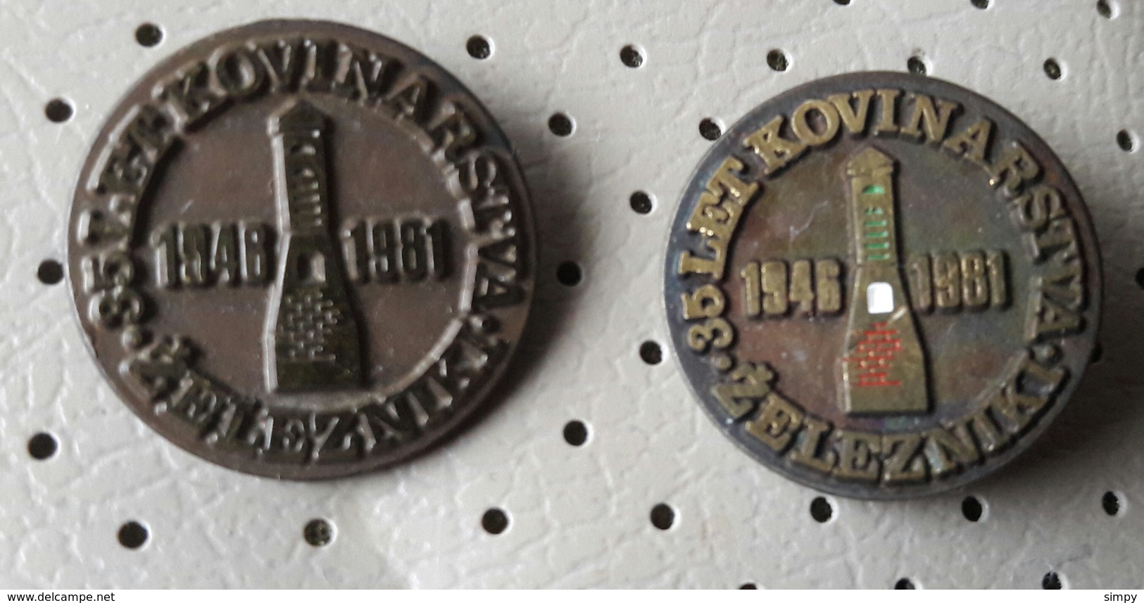 3 5 Let Kovinarstva Metallurgy  Zelezniki Blast Furnace Slovenia Pins - Otros & Sin Clasificación