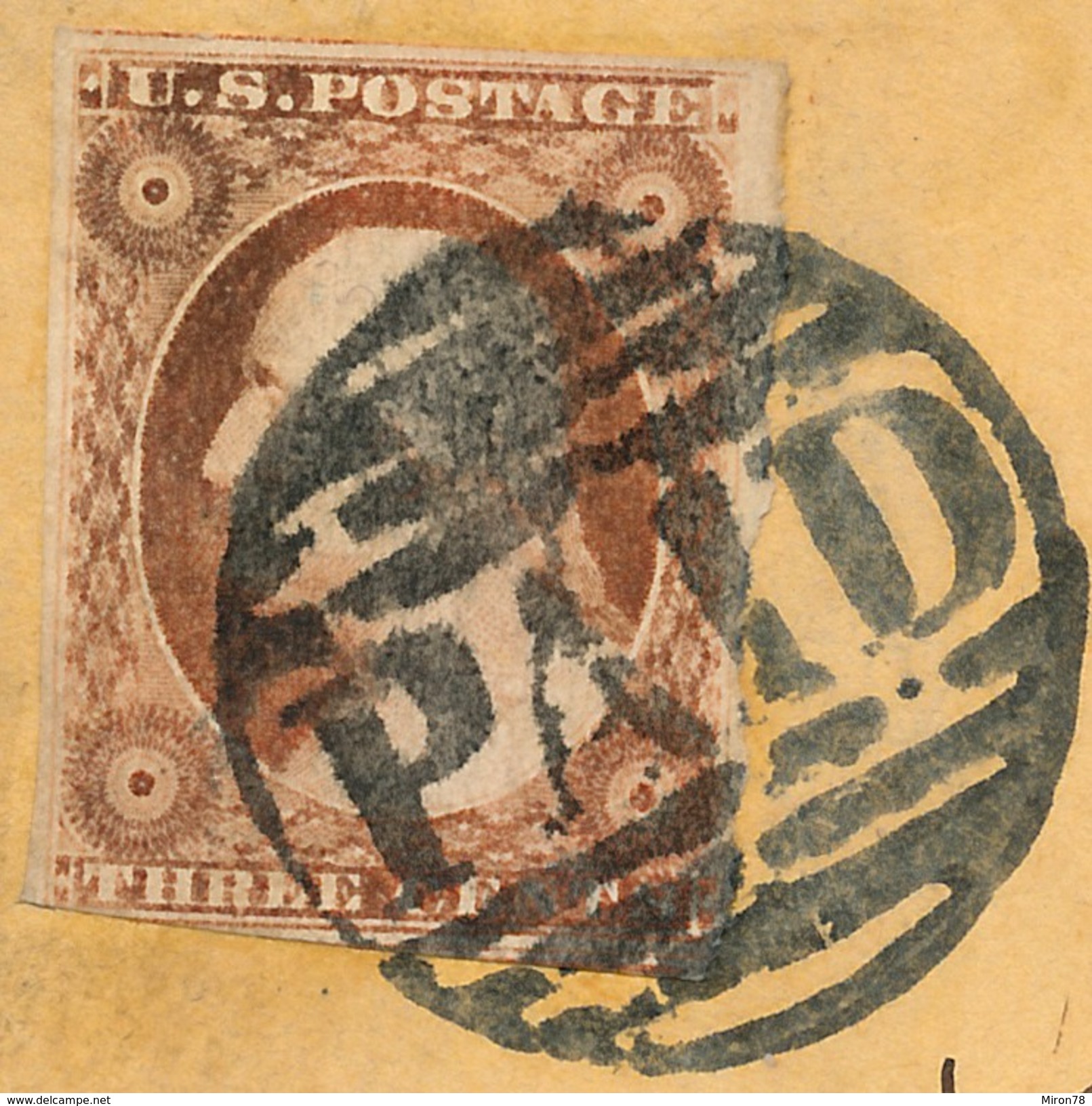 Stamp Us 1851-57 Washington 3c  Used Lot1 - Oblitérés