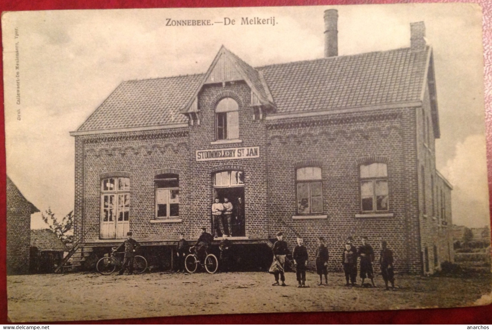 ZONNEBECK De Melkerij (RARE)  Stoommelkery St Jan - Zonnebeke