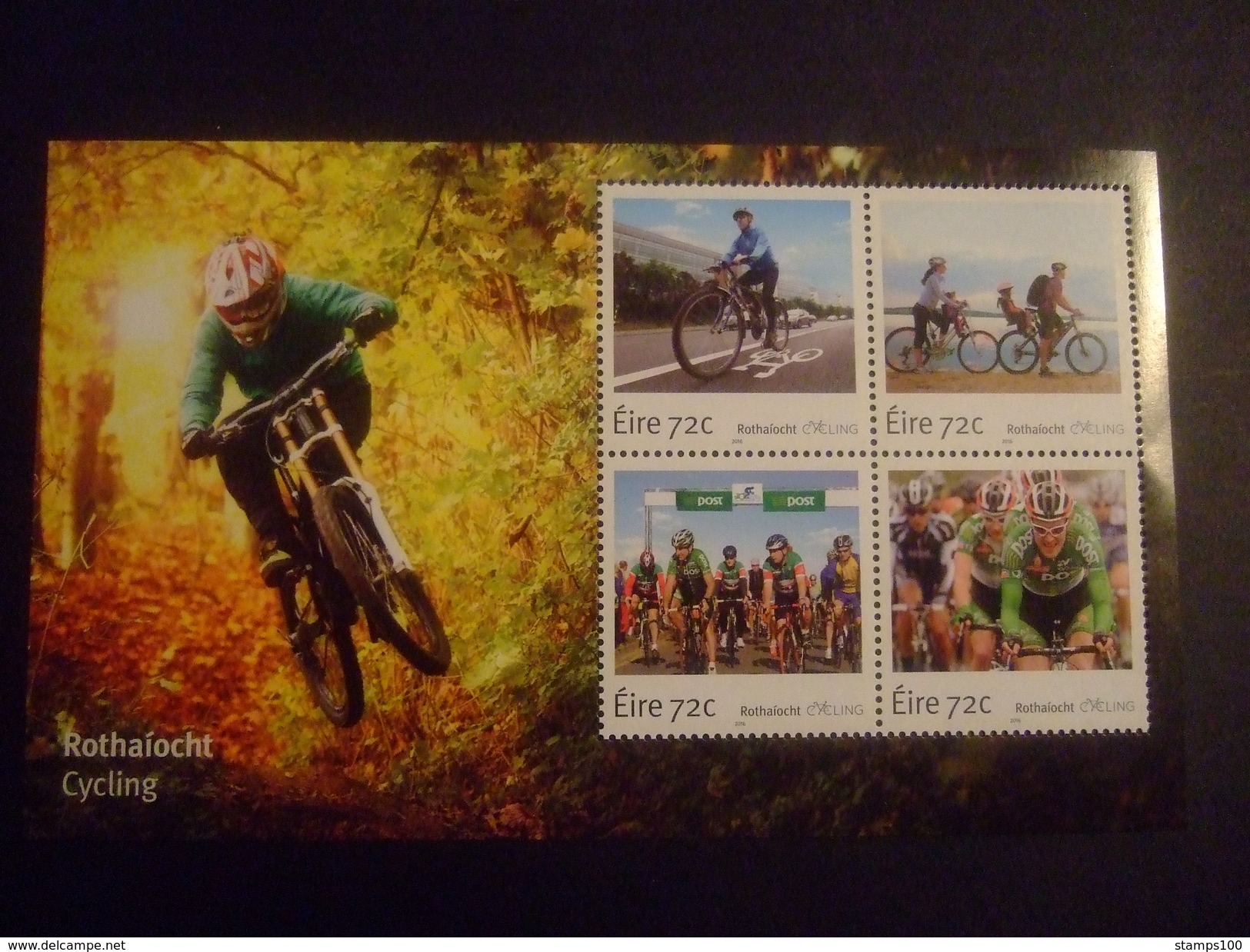 IRELAND 2016 CYCLING IN IRE   MINISHEET  MNH**   (E27-300) - Neufs