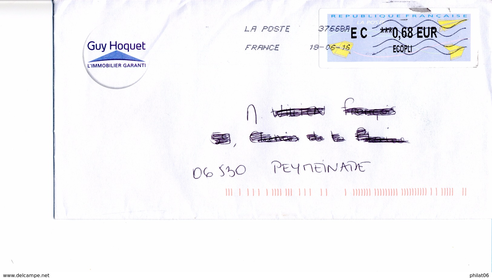 Lettre Avec LISA Avions Papier - Storia Postale