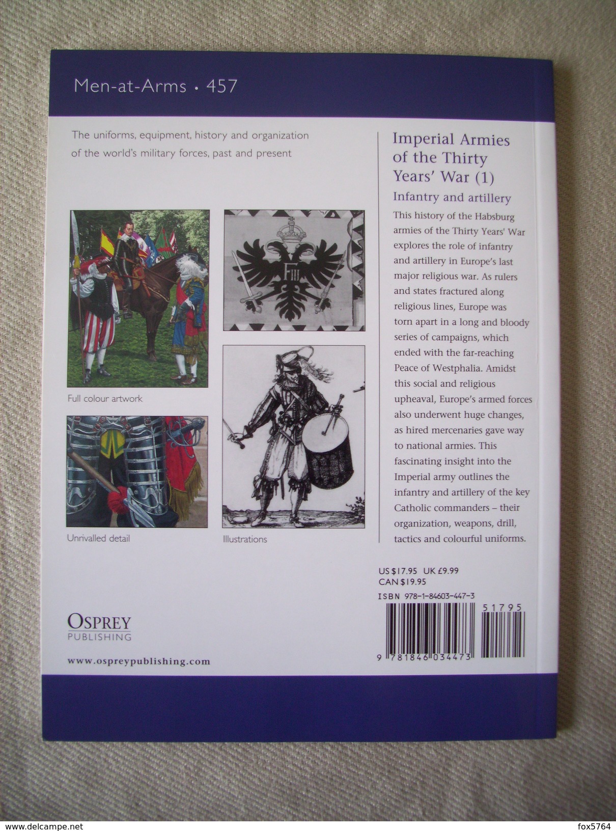 ARMEES IMPERIALES / GUERRE DE TRENTE ANS / éditions OSPREY - Anglais