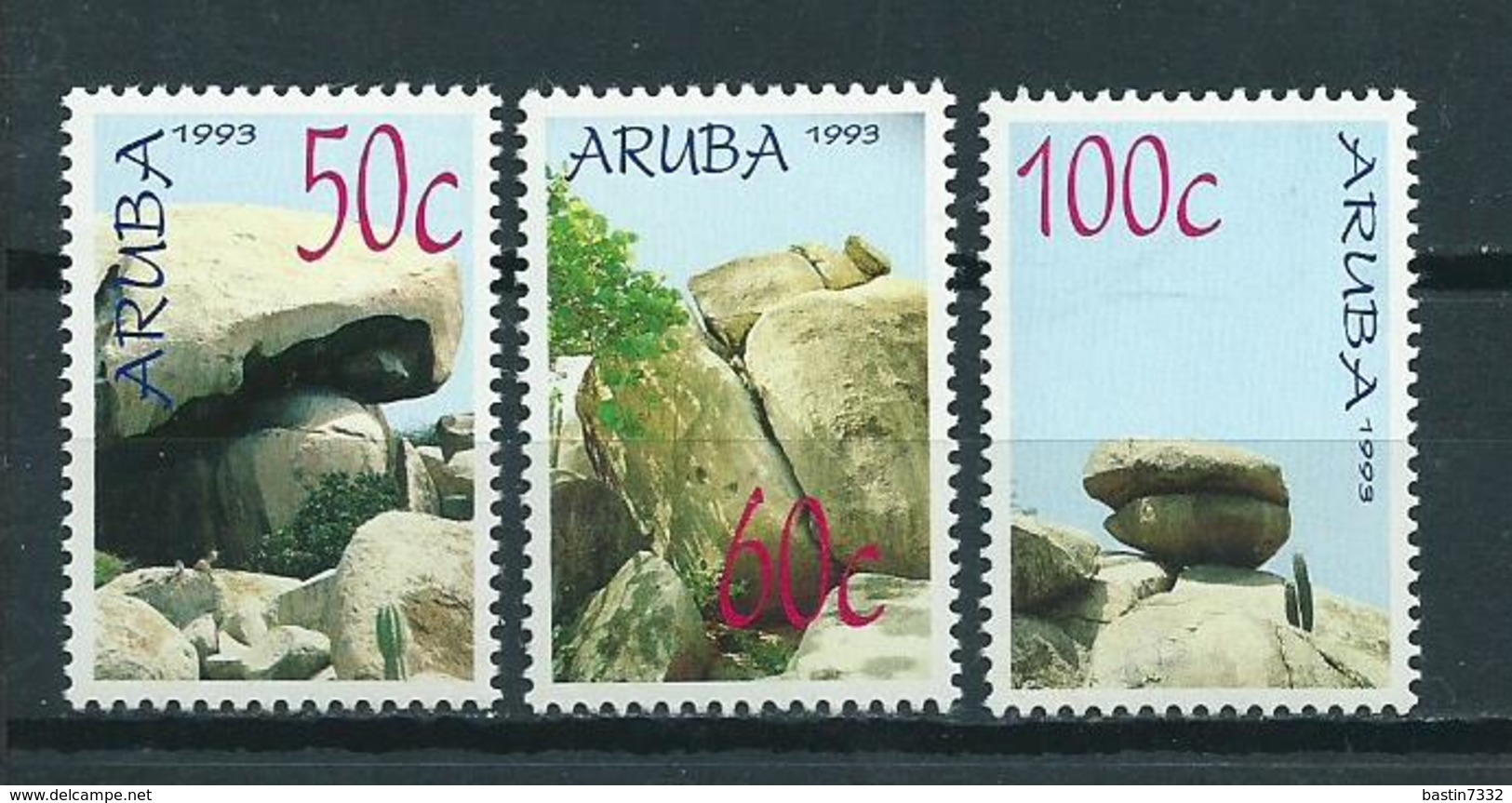 1993 Aruba Complete Set Rock Formations MNH/Postfris/Neuf Sans Charniere - Curaçao, Nederlandse Antillen, Aruba