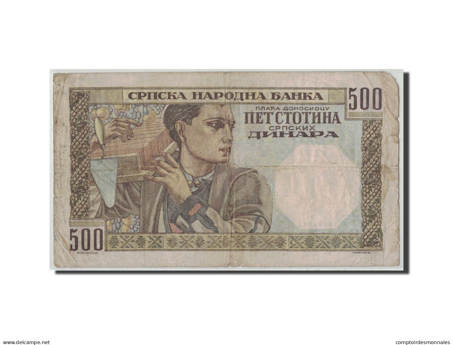 Billet, Serbie, 500 Dinara, 1941, 1941-11-01, KM:27A, B+ - Serbien