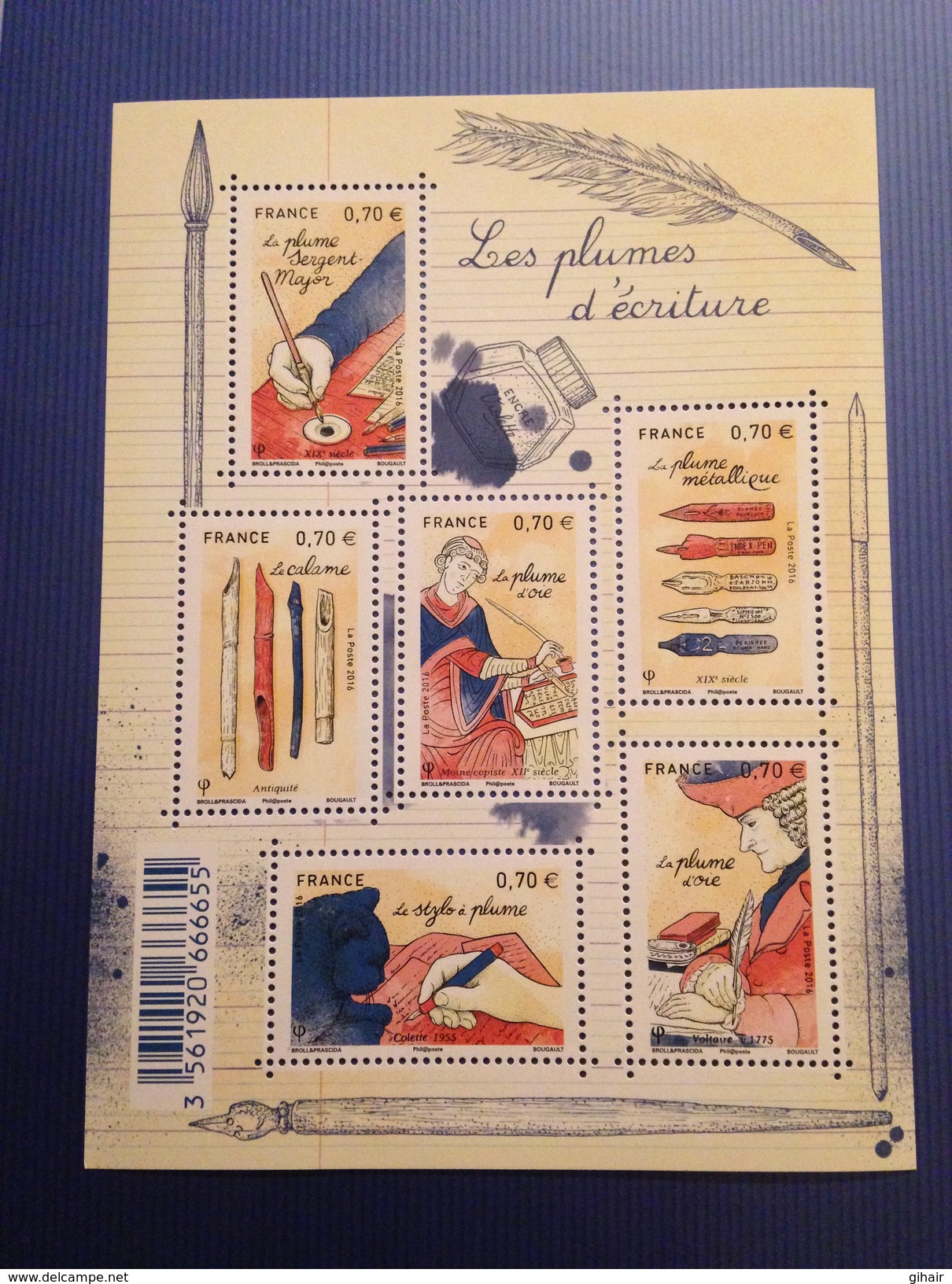 (2016) - Bloc Les Plumes D'écriture - Nuovi