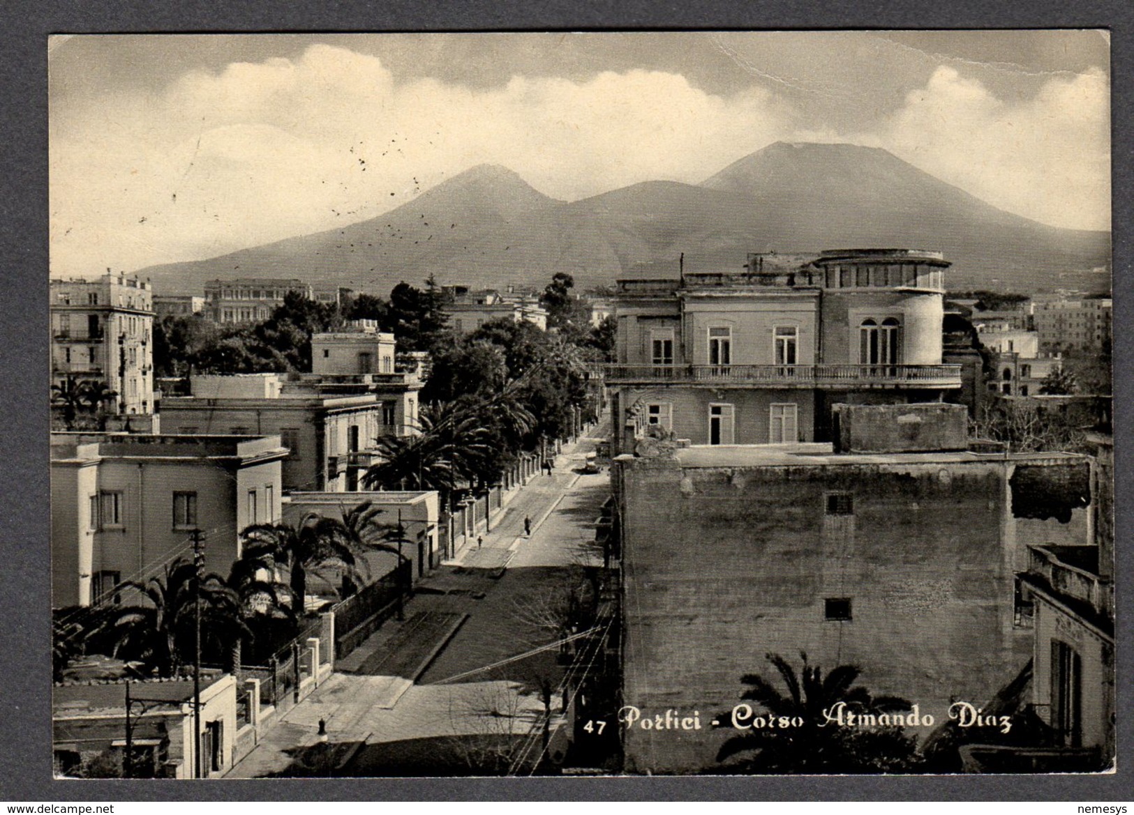 1959 NAPOLI PORTICI CORSO ARMANDO DIAZ FG V SEE 2 SCANS ANIMATA - Portici