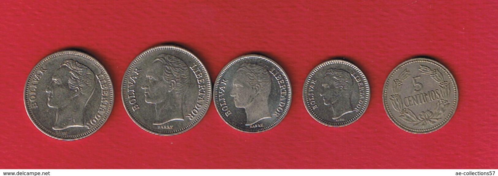 Vénézuela  --  Lot De 5 Monnaies - Venezuela