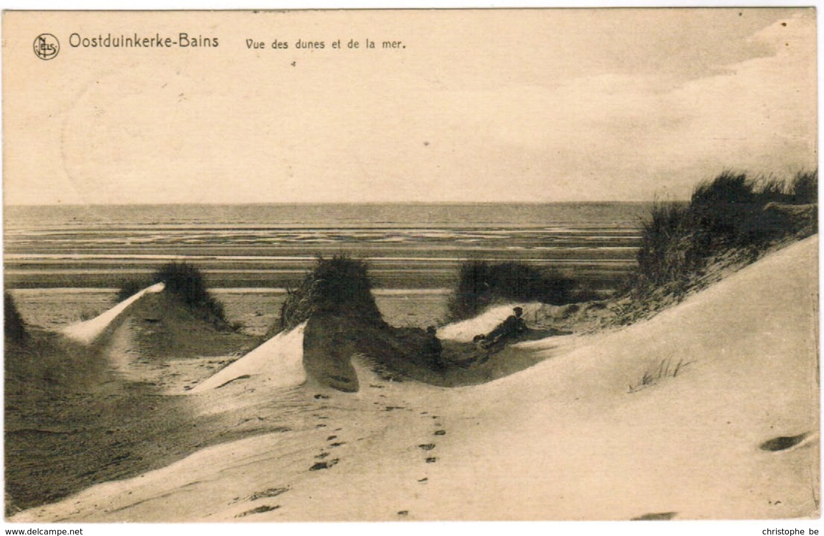 Oostduinkerke Bains, Vue Des Dunes Et De La Mer (pk32132) - Oostduinkerke