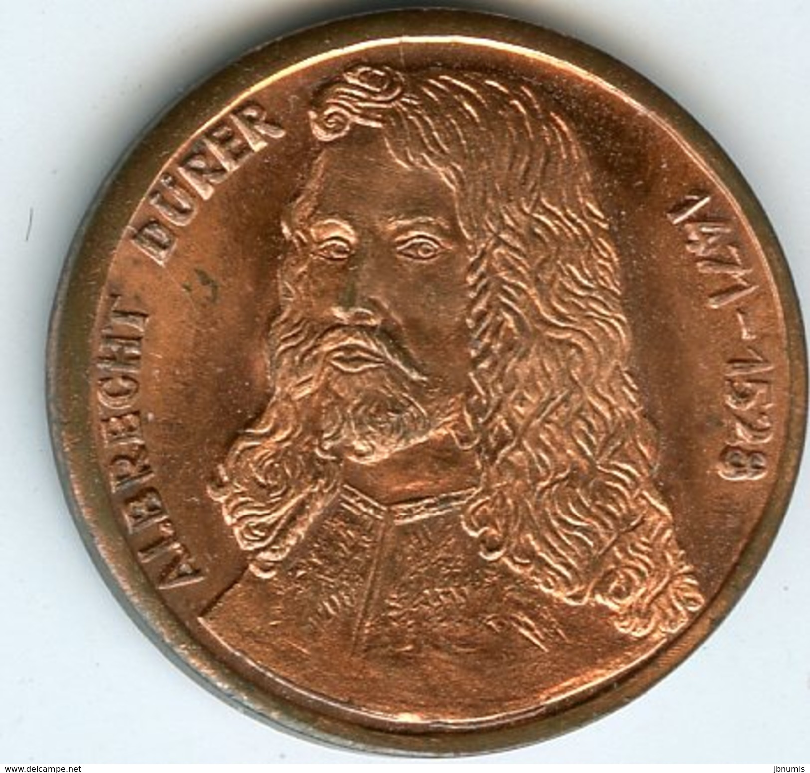 Médaille Jeton Allemagne Germany Albrecht Dürer 1971 - Profesionales/De Sociedad