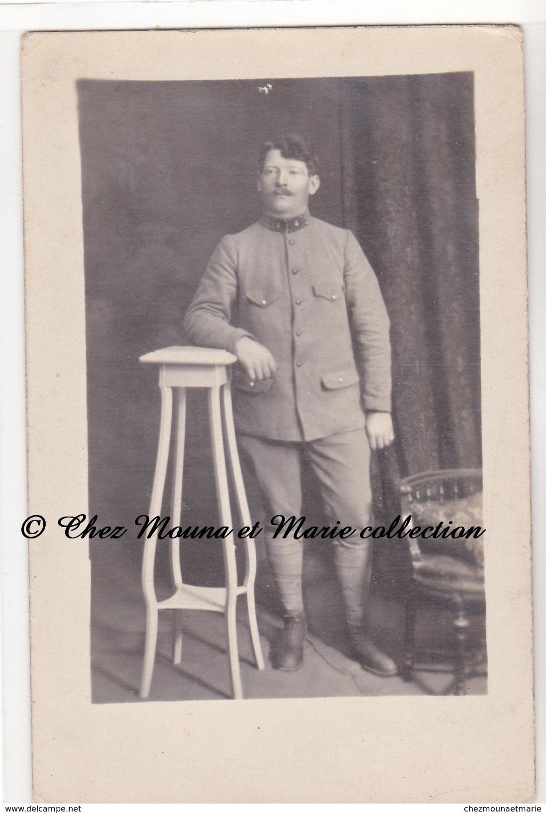 4 EME REGIMENT - CARTE PHOTO MILITAIRE - Personen