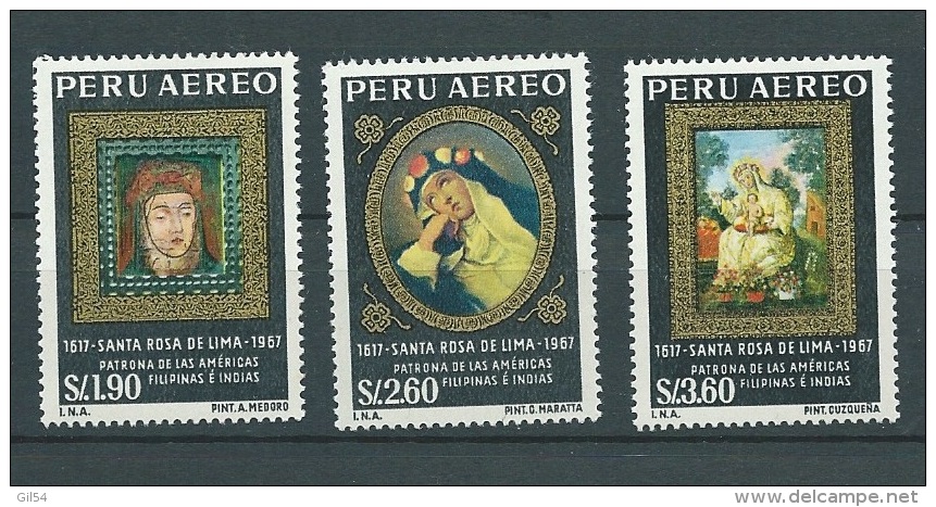 Perou - Aérien     - Série   Yvert N°  214 / 216 **    Cw 14210 - Peru