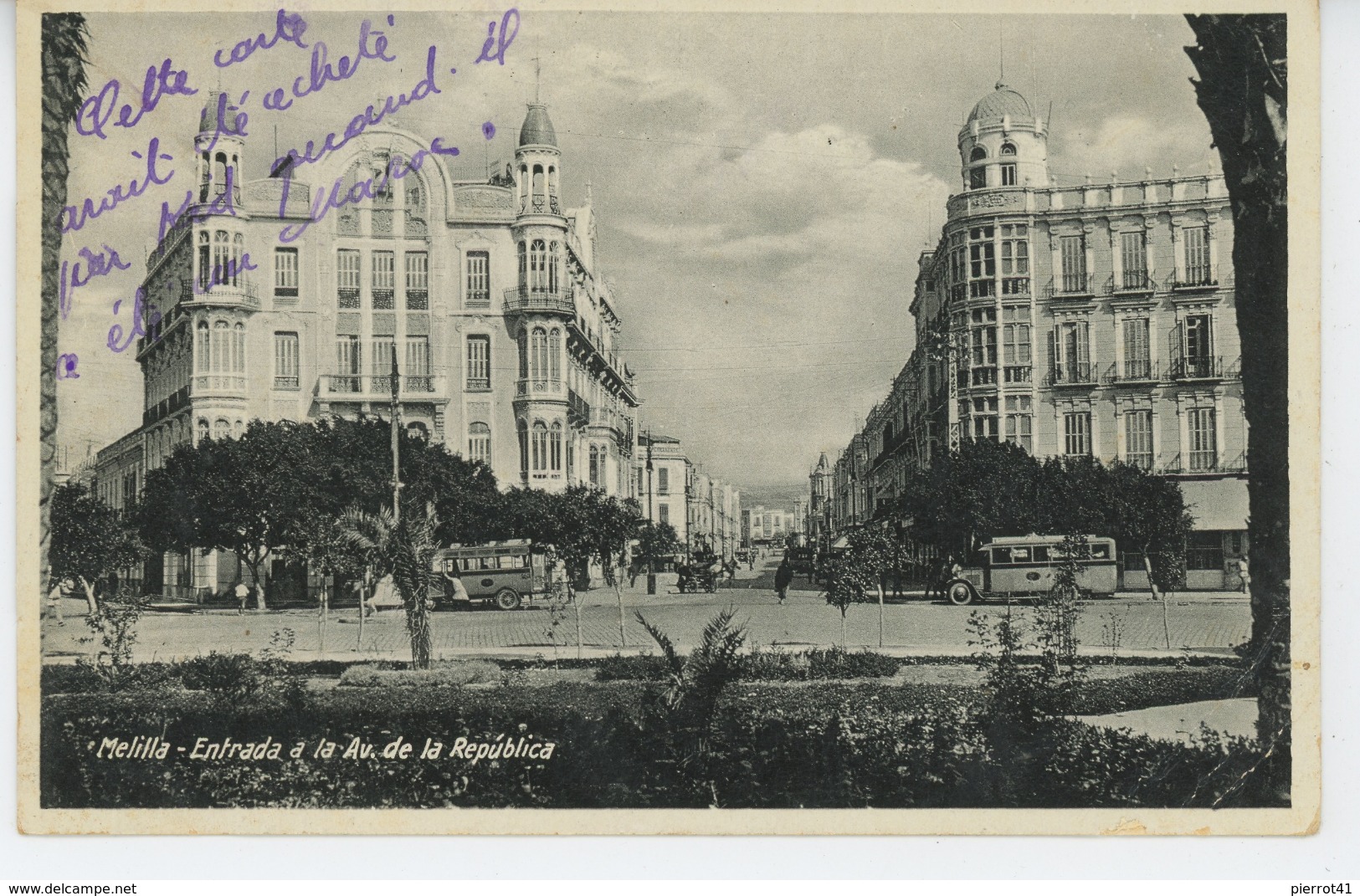 ESPAGNE - MELILLA - Entrada A La Av. De La Republica - Melilla