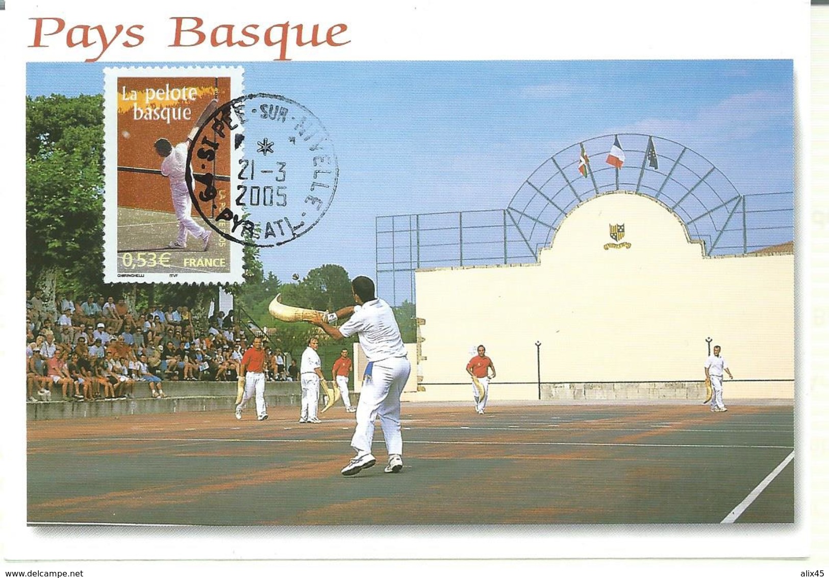 3775 - LA FRANCE A VIVRE - LA PELOTE BASQUE - 2000-2009