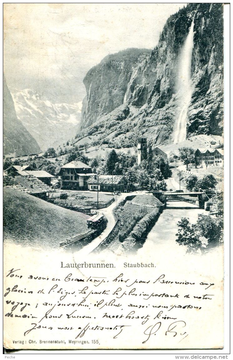 N°29816 -cpa Lauterbrunnen Staubbach- - Lauterbrunnen