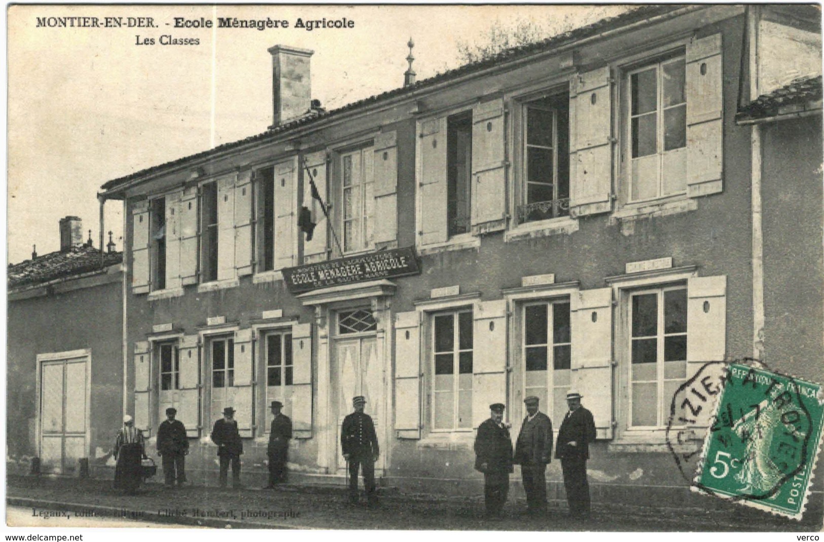 CARTE POSTALE ANCIENNE DE MONTIER EN DER  -   ECOLE MENAGERE AGRICOLE  LES CLASSES - Montier-en-Der