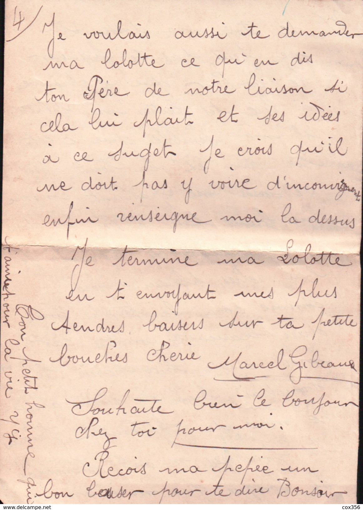 CORRESPONDANCE De GARE Du HAVRE Pour MUSSIDAN DORDOGNE 1921 - Algemene Zegels