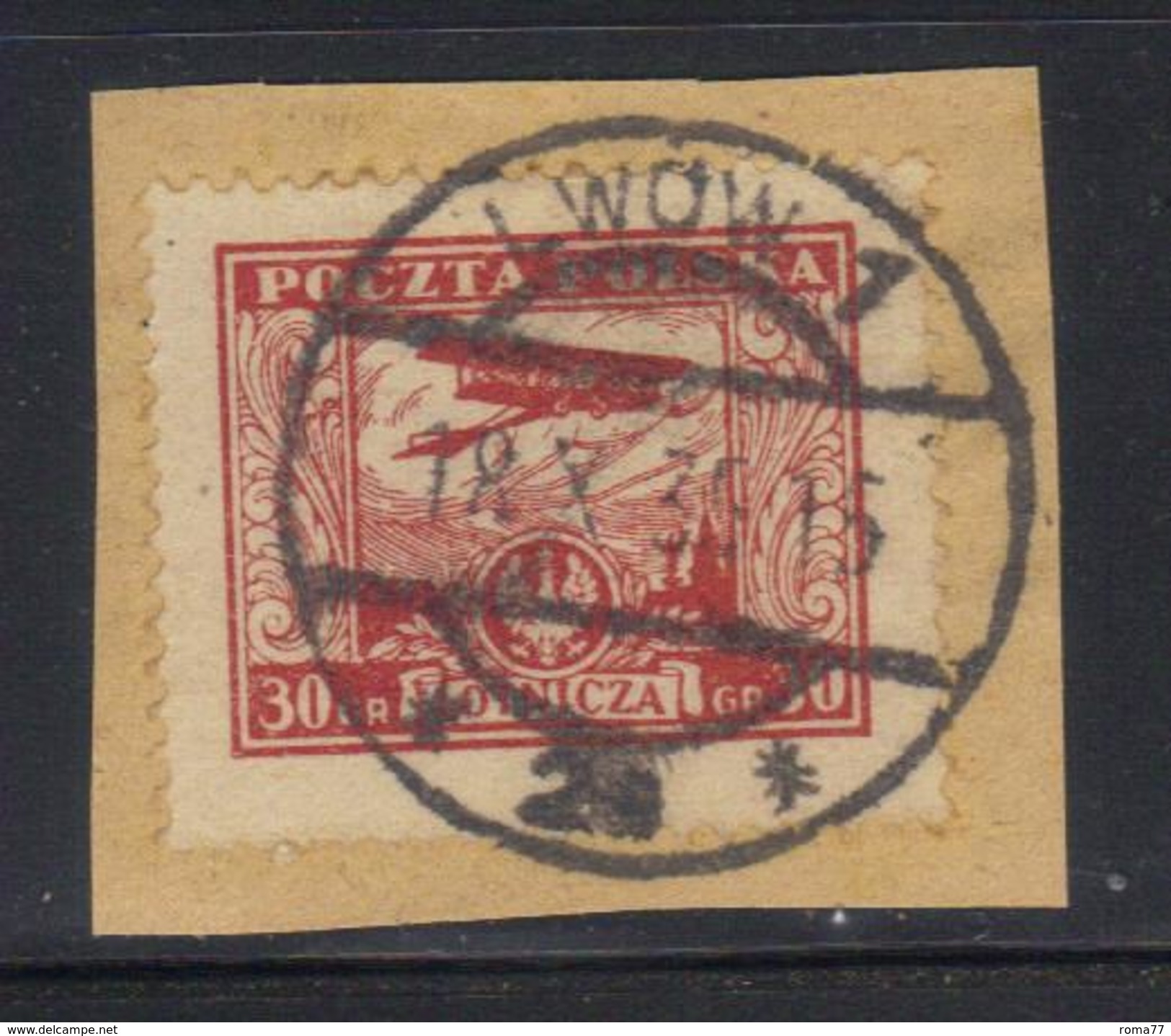 Y624 - POLONIA 1919, Posta Aerea Yvert N. 8  Usato LWOW - Usados