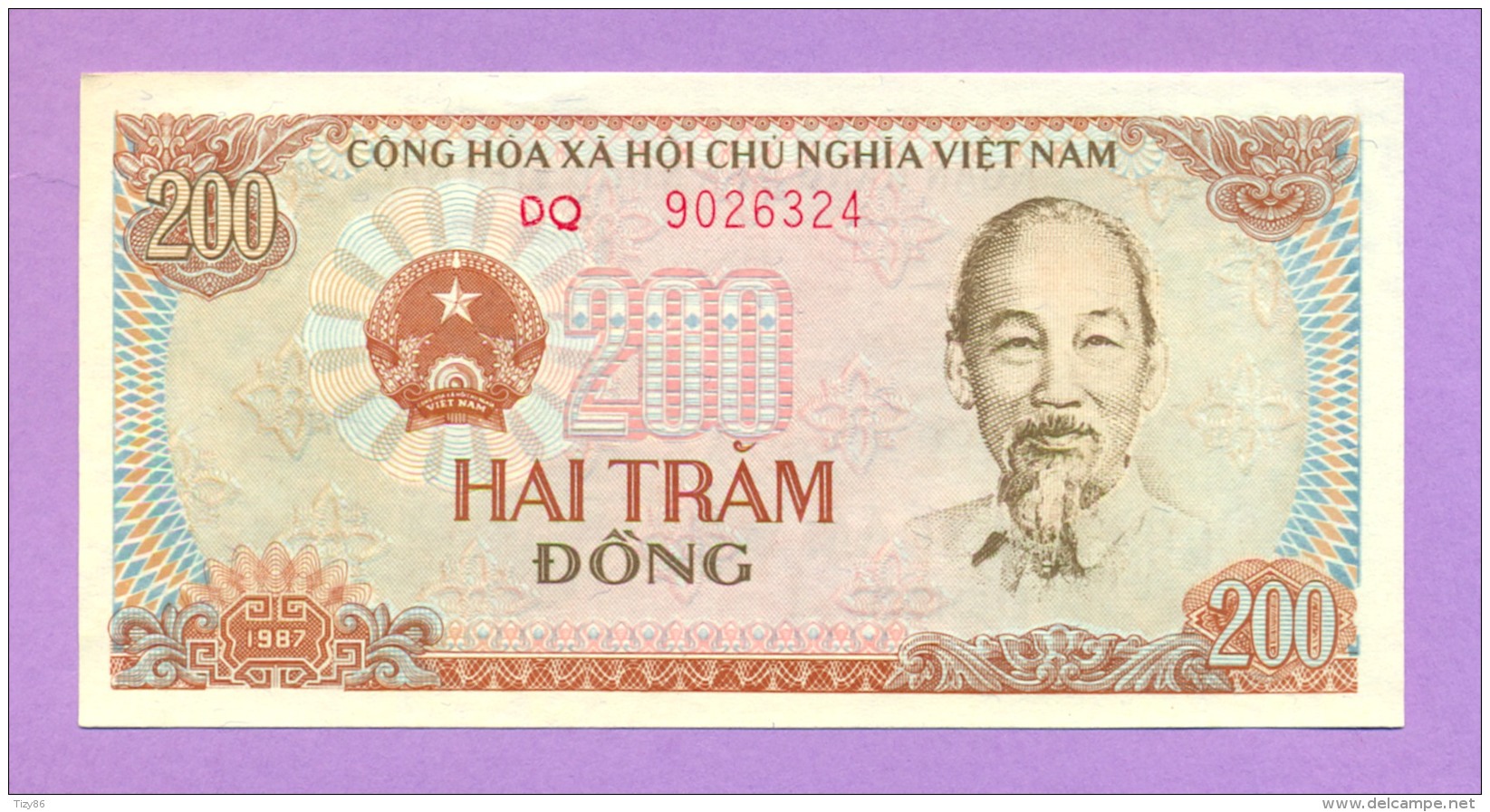 Vietnam - 200 Dong 1987 (FDS) - Vietnam