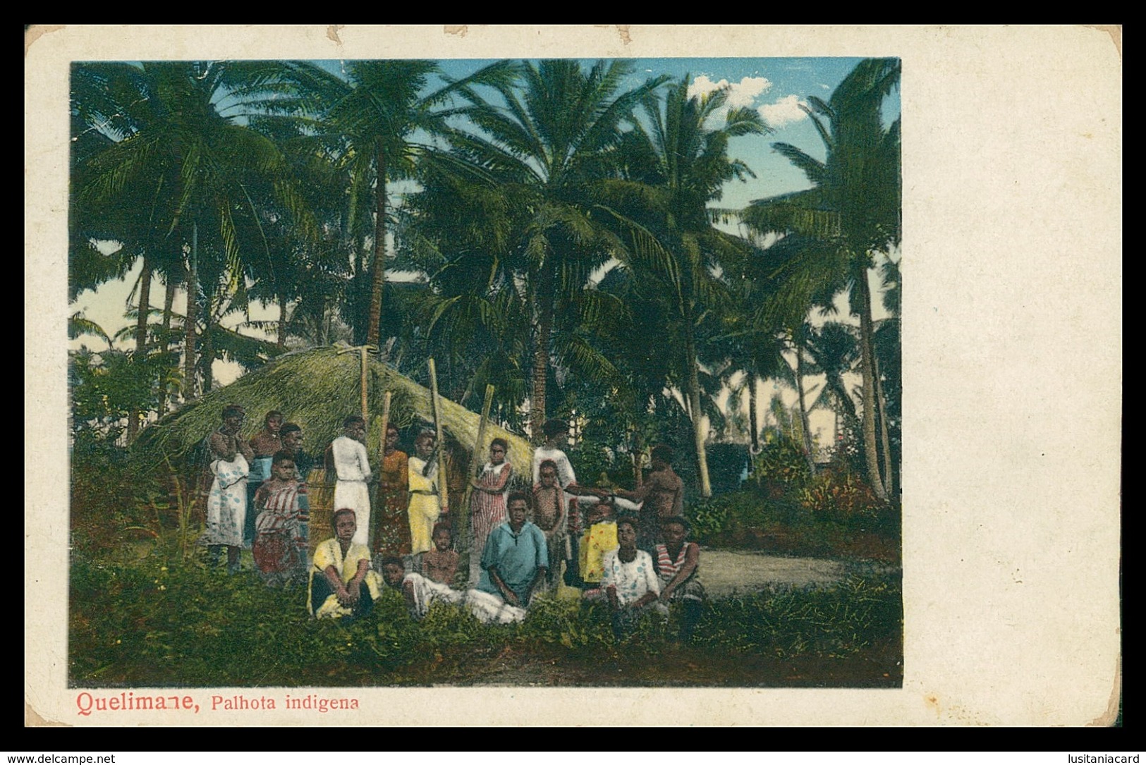 QUELIMANE - Palhota Indigena  ( Ed. Oswald Hoffmann Nº 66) Carte Postale - Mozambique