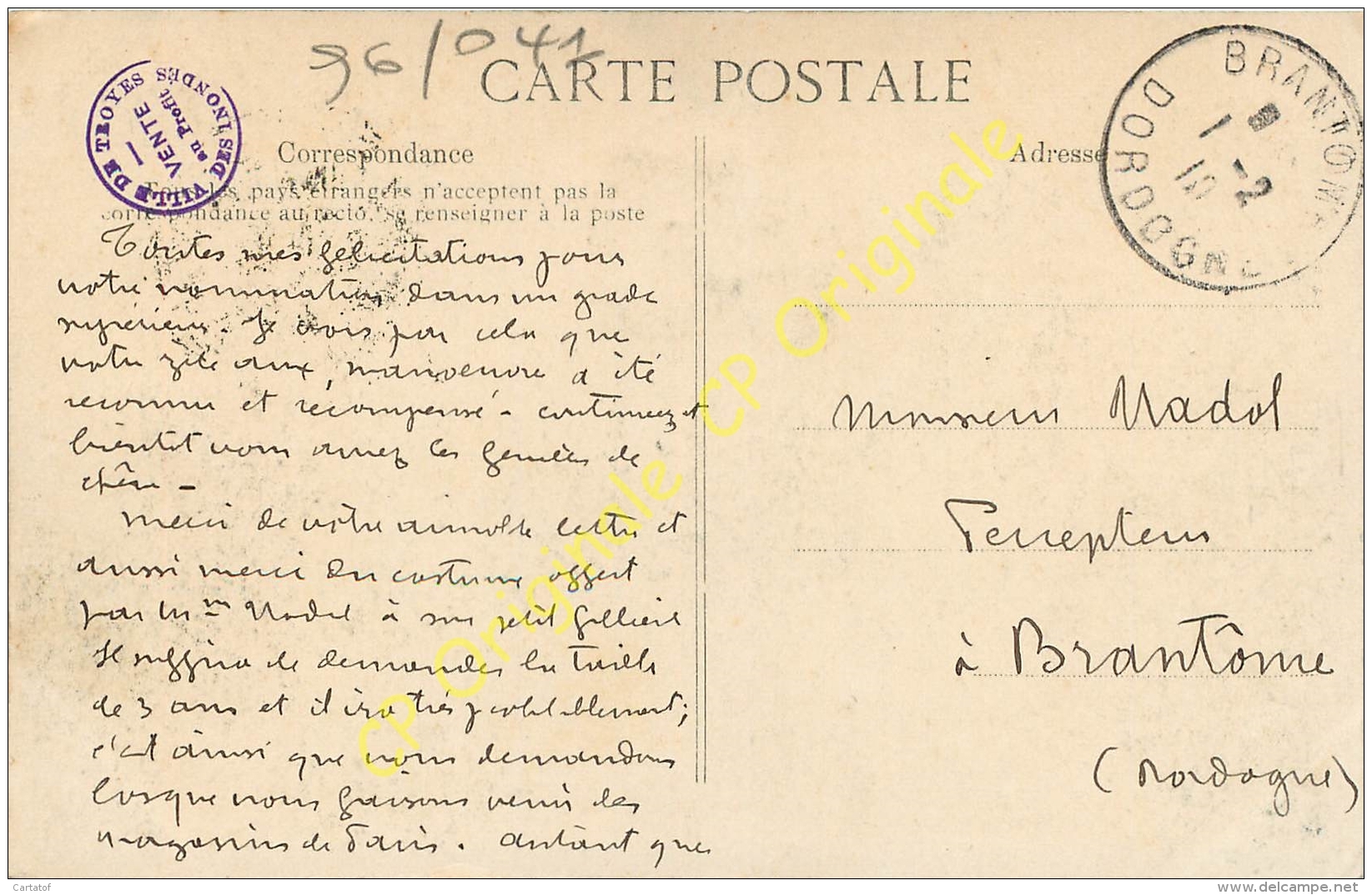 10. TROYES . Les Inondations Janvier 1910 . La Rue De Vassaulles Et Rue De Songé . - Troyes