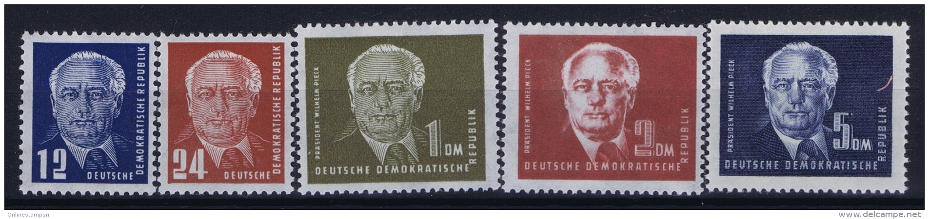 DDR  Mi Nr 251 - 255   MNH/**/postfrisch/neuf Sans Charniere - Ungebraucht