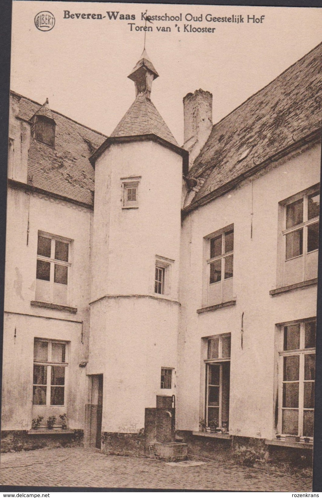 Beveren-Waas Kostschool Oud Geestelijk Hof Toren Van't Klooster - Beveren-Waas