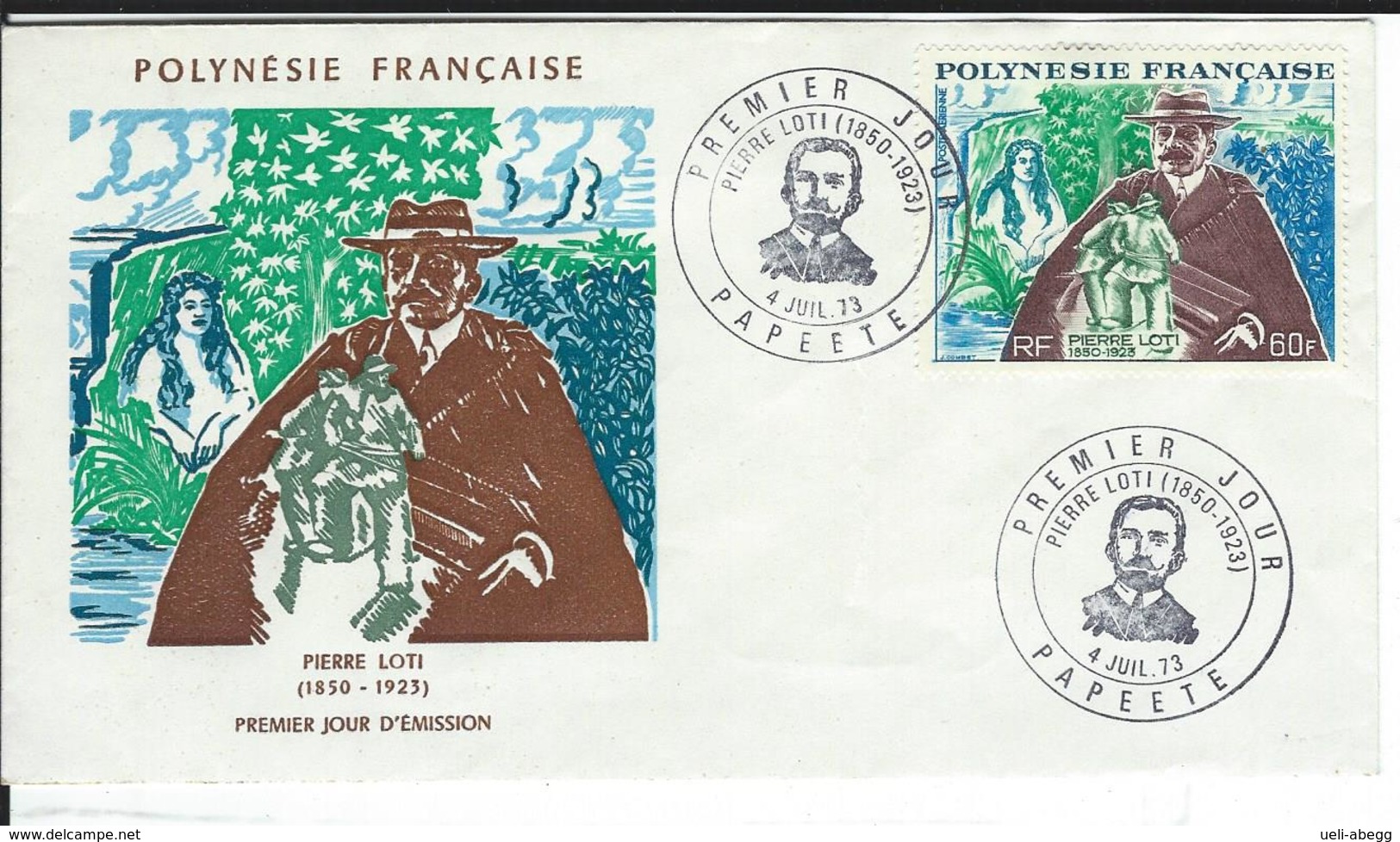 Mi 168 FDC 1973 - FDC