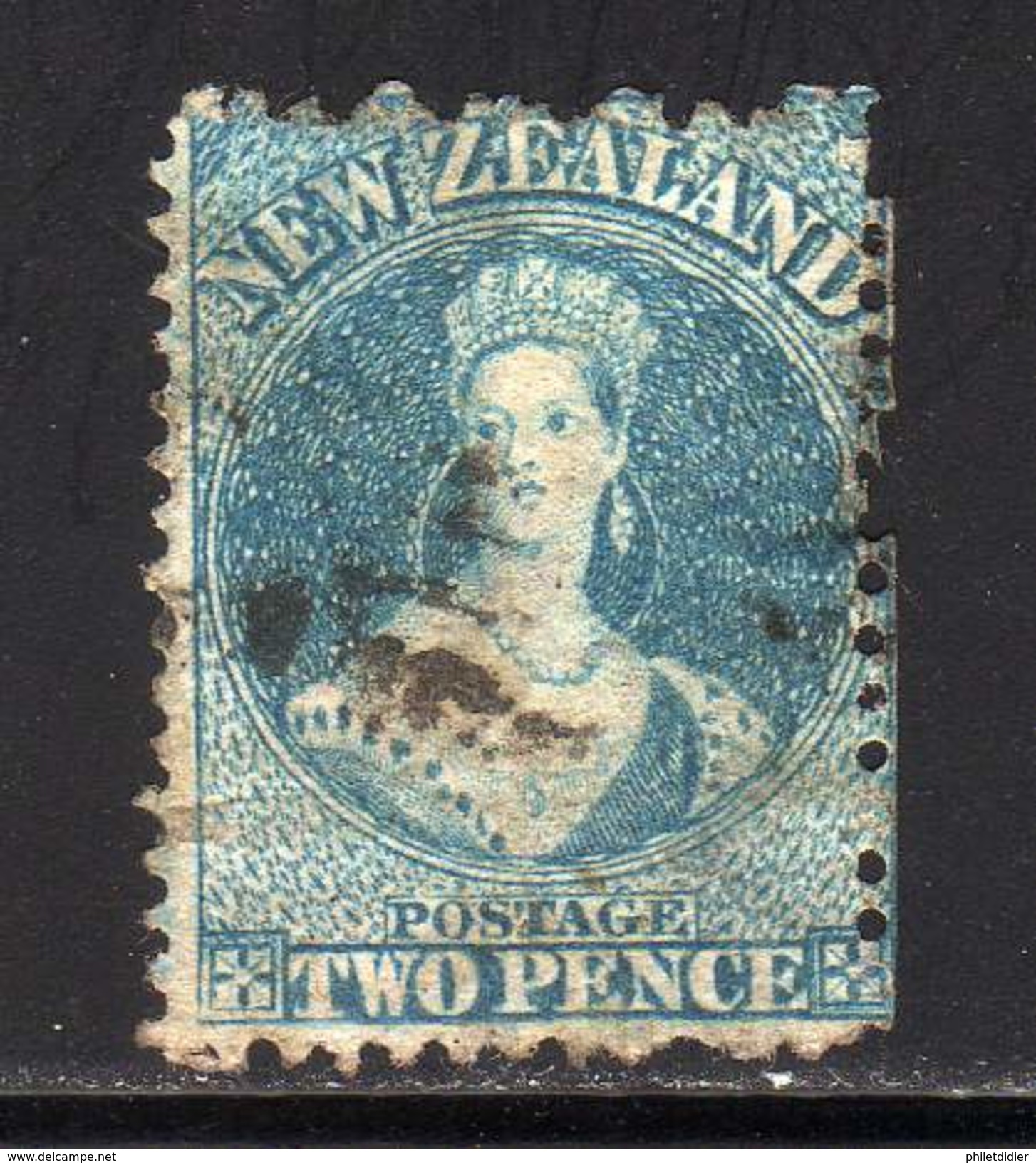 NOUVELLE ZELANDE / NEW ZEALAND / YT N° 9 A  SANS FILIGRANE DENTELE 13 Ou PERCE EN LIGNE ? FORTE COTE - Used Stamps