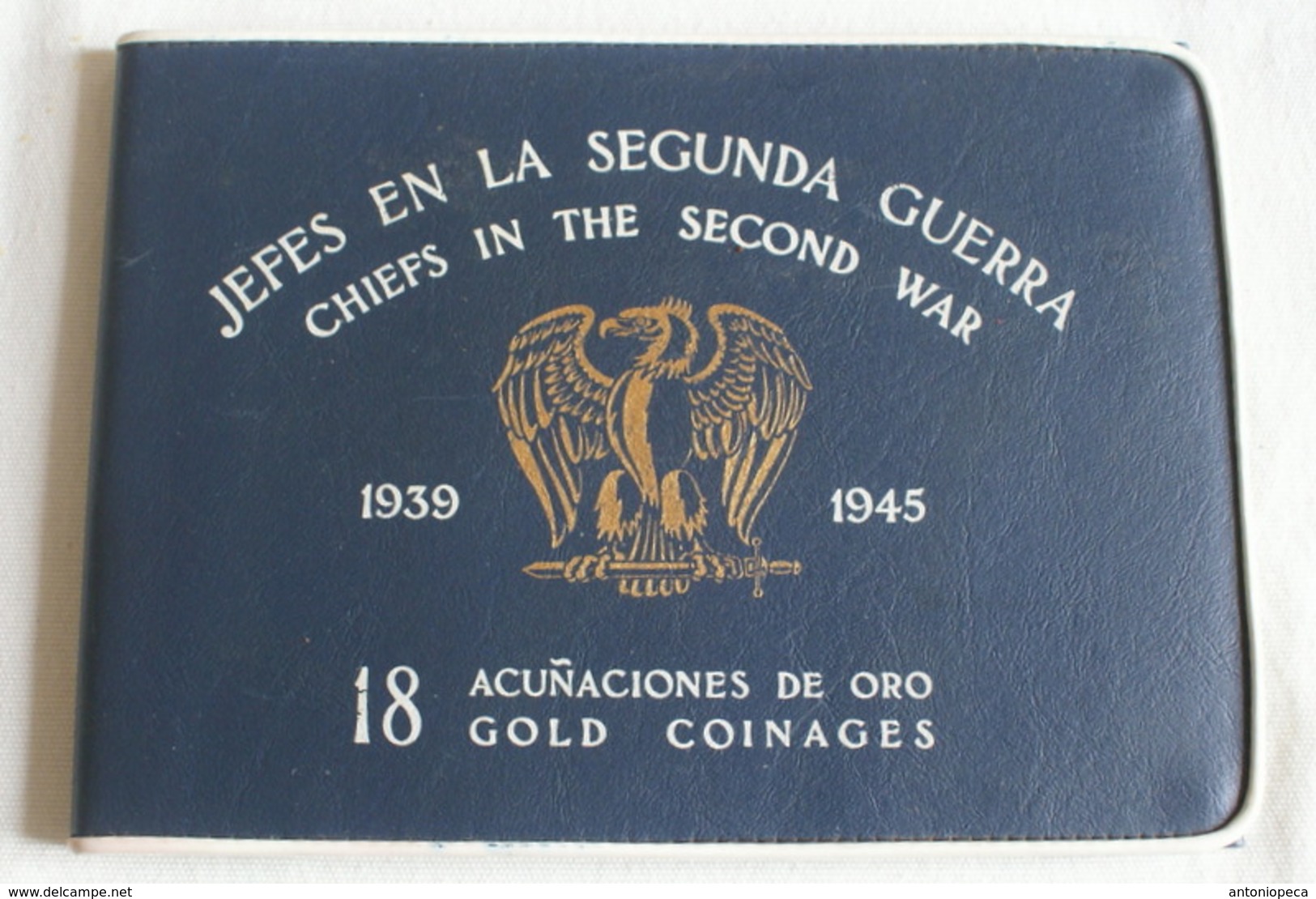 COLLEZIONE MONETE D'ORO " JEFES EN LA SEGUNDA GUERRA 1939-1945" - Altri & Non Classificati